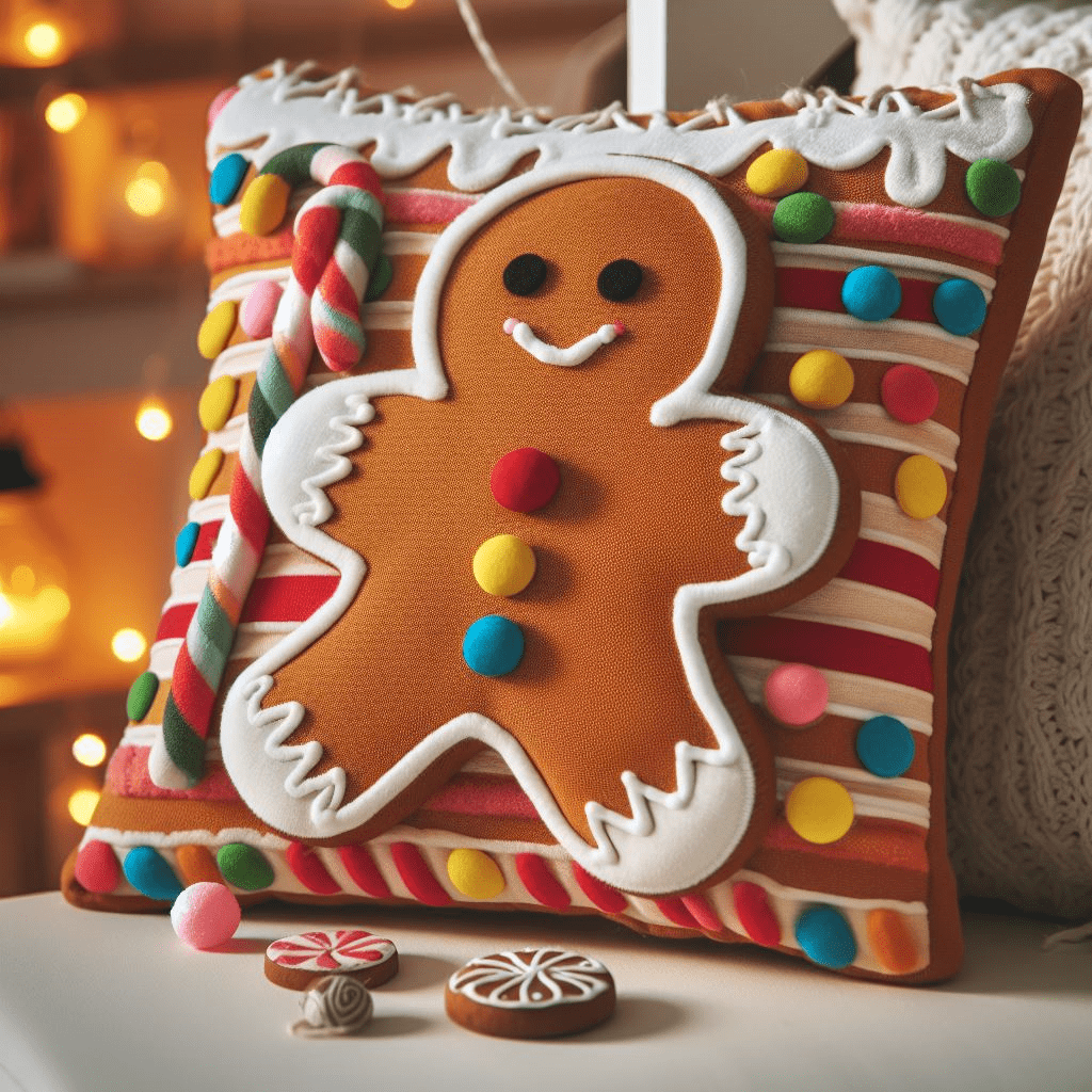 gingerbread pillows