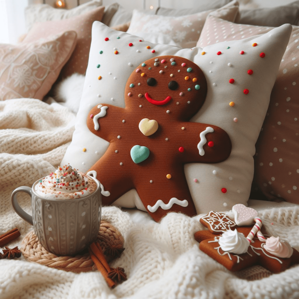 gingerbread pillows